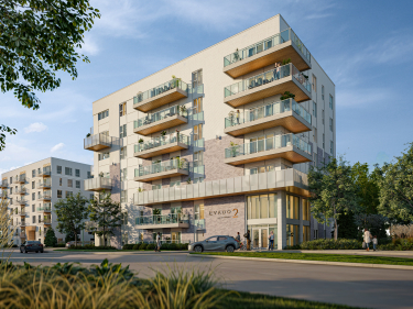 Evado Appartements | Phase 2 - New Rentals in Verdun with model units in Bromont: Studio/loft