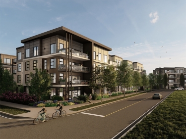 Le Novus - New condos in Bromont with model units in Saint-Laurent: < $300 000