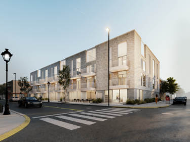 M�dina Condominiums - New condos, Condo for sale in Lachine in Saint-Lambert Currently building with indoor parking near a train station: Studio/loft