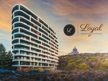 The Loyal  Refined apartments - New Rentals in HOMA with model units in Candiac: 3 bedrooms, < $300 000