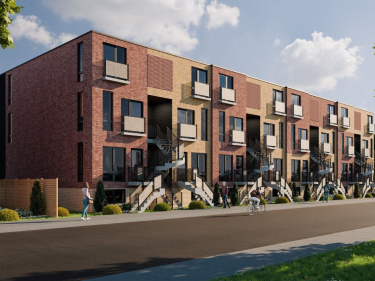 Le Noyer - New Rentals in Dorval with model units in Saint-Constant with elevator with pool: Studio/loft