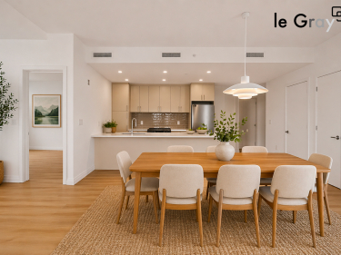 Le Gray - New Rentals in Saint-Zotique Move-in ready in Point Saint-Charles with elevator with indoor parking near a train station: 3 bedrooms, < $300&nbsp;000